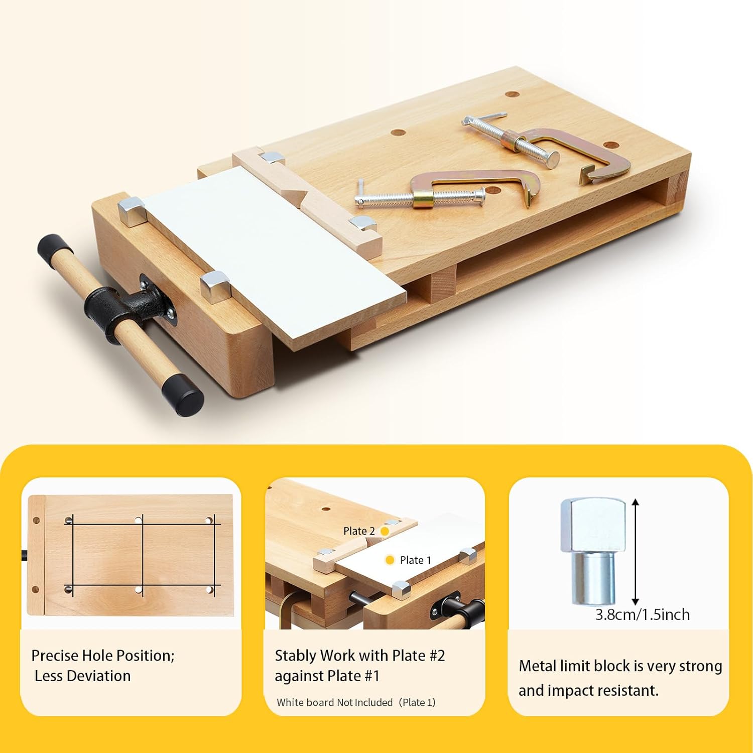 Woodworking Vise Types - Stół warsztatowy z twardego drewna, imadło