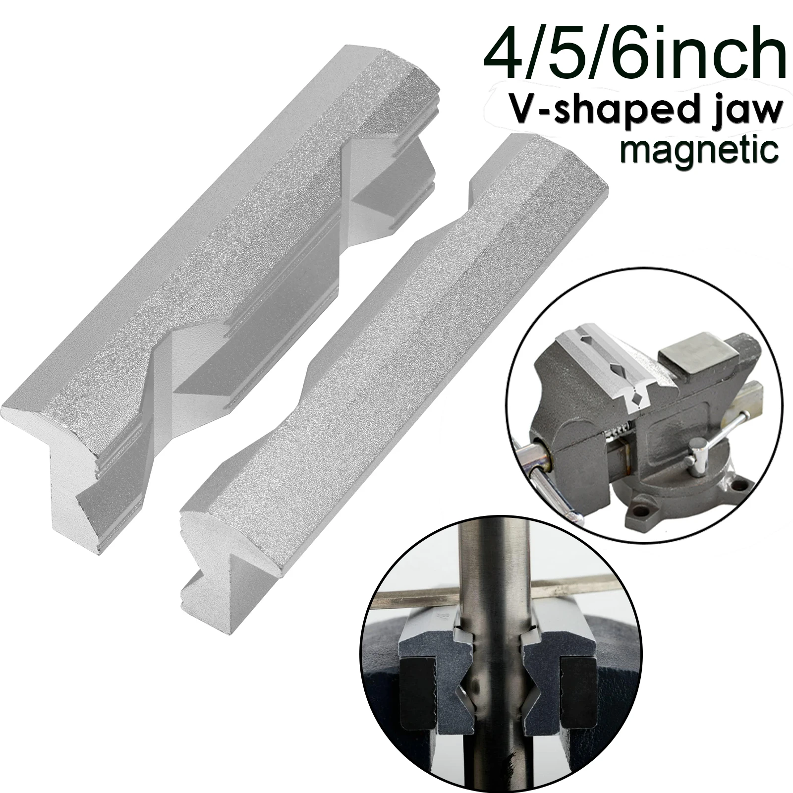 Woodworking Vise Types - Magnetyczne szczęki do imadła 4/5/6 cali,