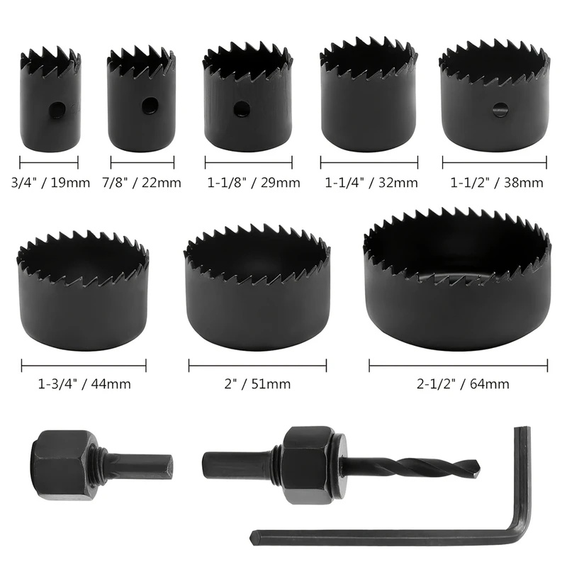 Zestaw 8 wierteł do drewna 19m – Woodworking Kit recenzja i cena