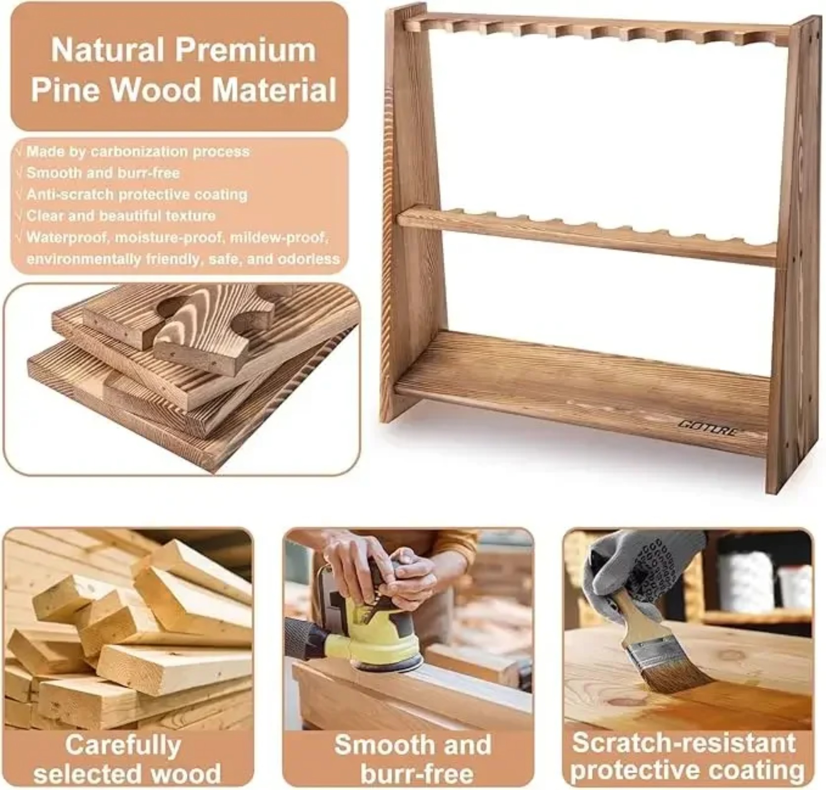 Goture Stojak na wędki z karbo – Woodworking Show recenzja i cena