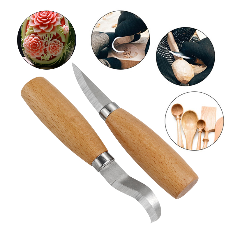 Nóż do rzeźbienia ze stali nie – Woodworking Kit recenzja i cena