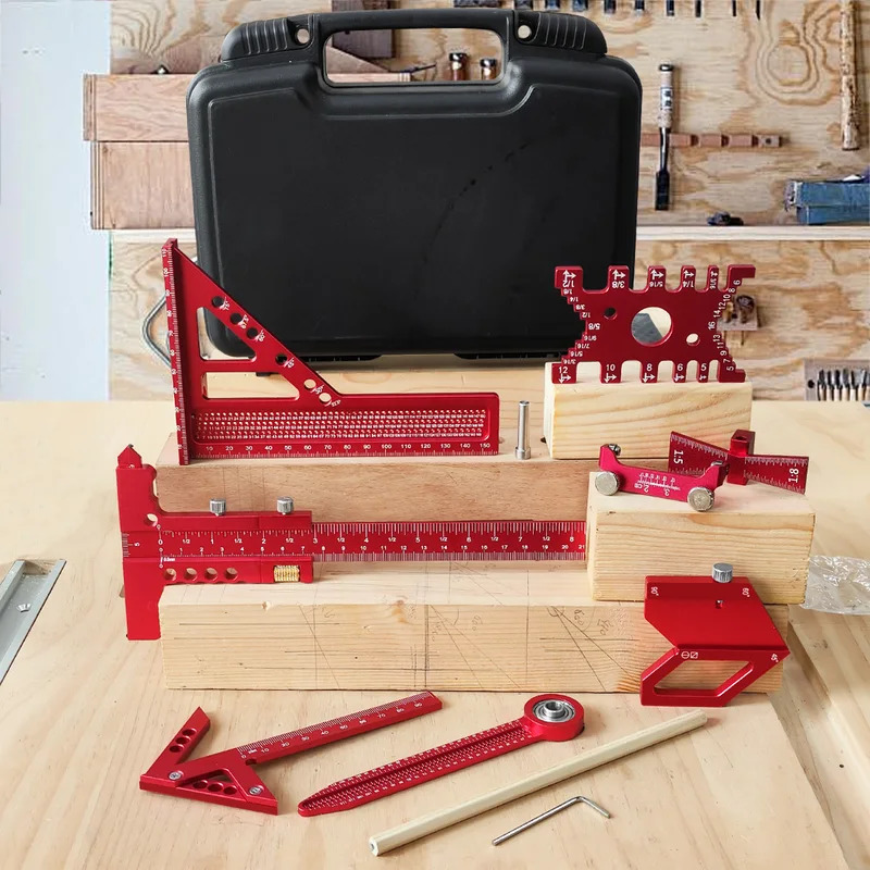 Zestaw stolarski z aluminiowym – Woodworking Kit recenzja i cena