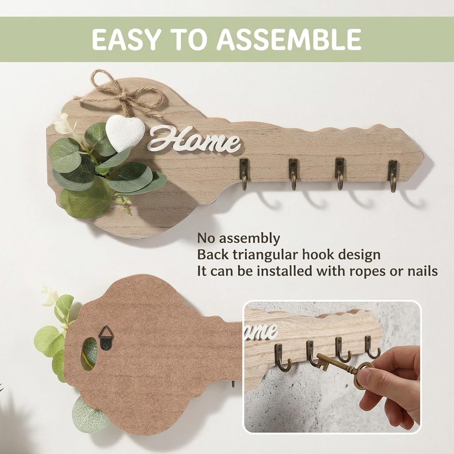 Rustykalny drewniany wieszak n – Woodworking Room recenzja i cena