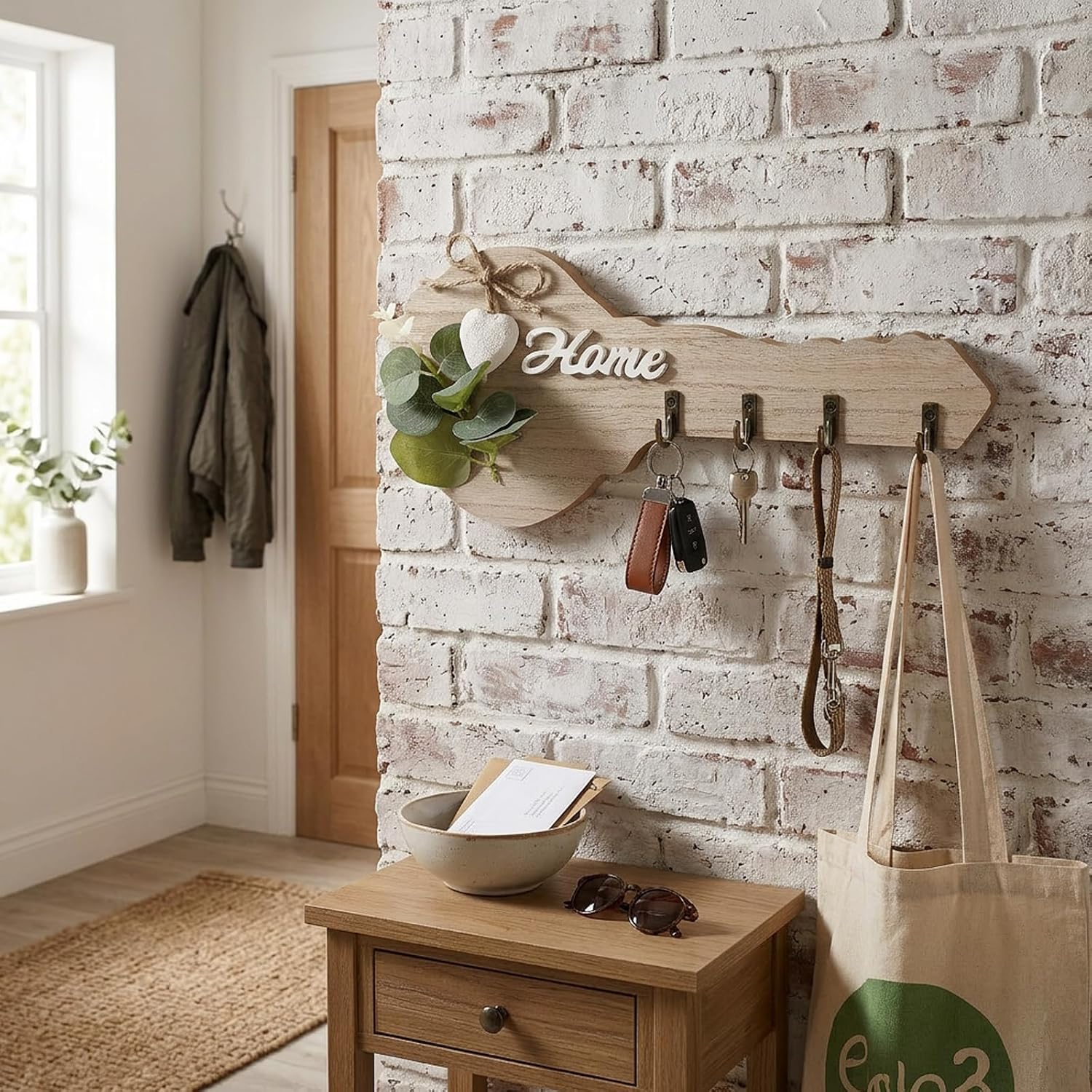 Rustykalny drewniany wieszak n – Woodworking Room recenzja i cena