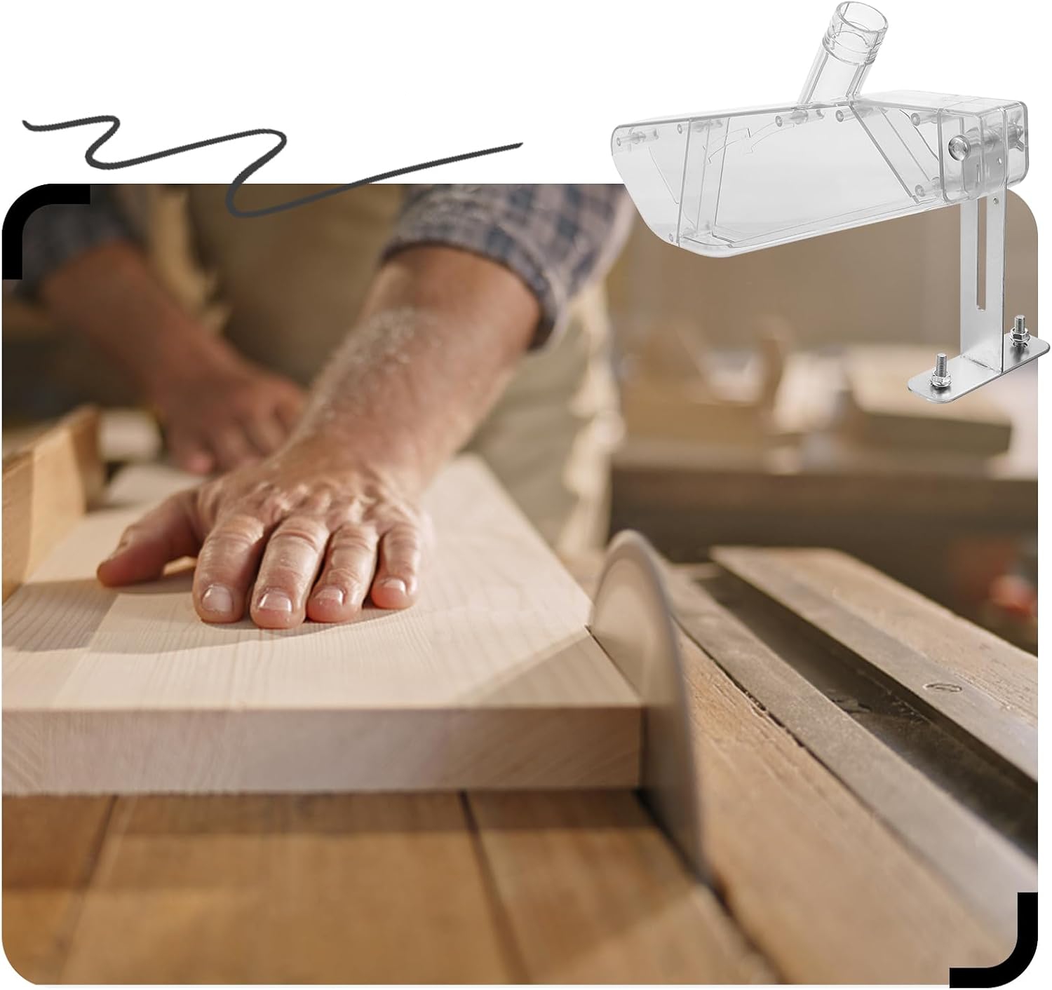 Przezroczysta osłona przeciwpy – Woodworking Studio recenzja i cena